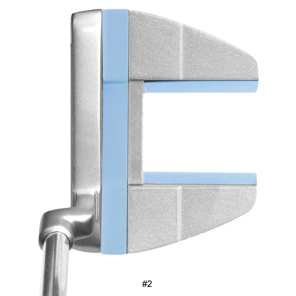 Tour Edge HP Series Silver Nickel Blue Putter 2021 Women