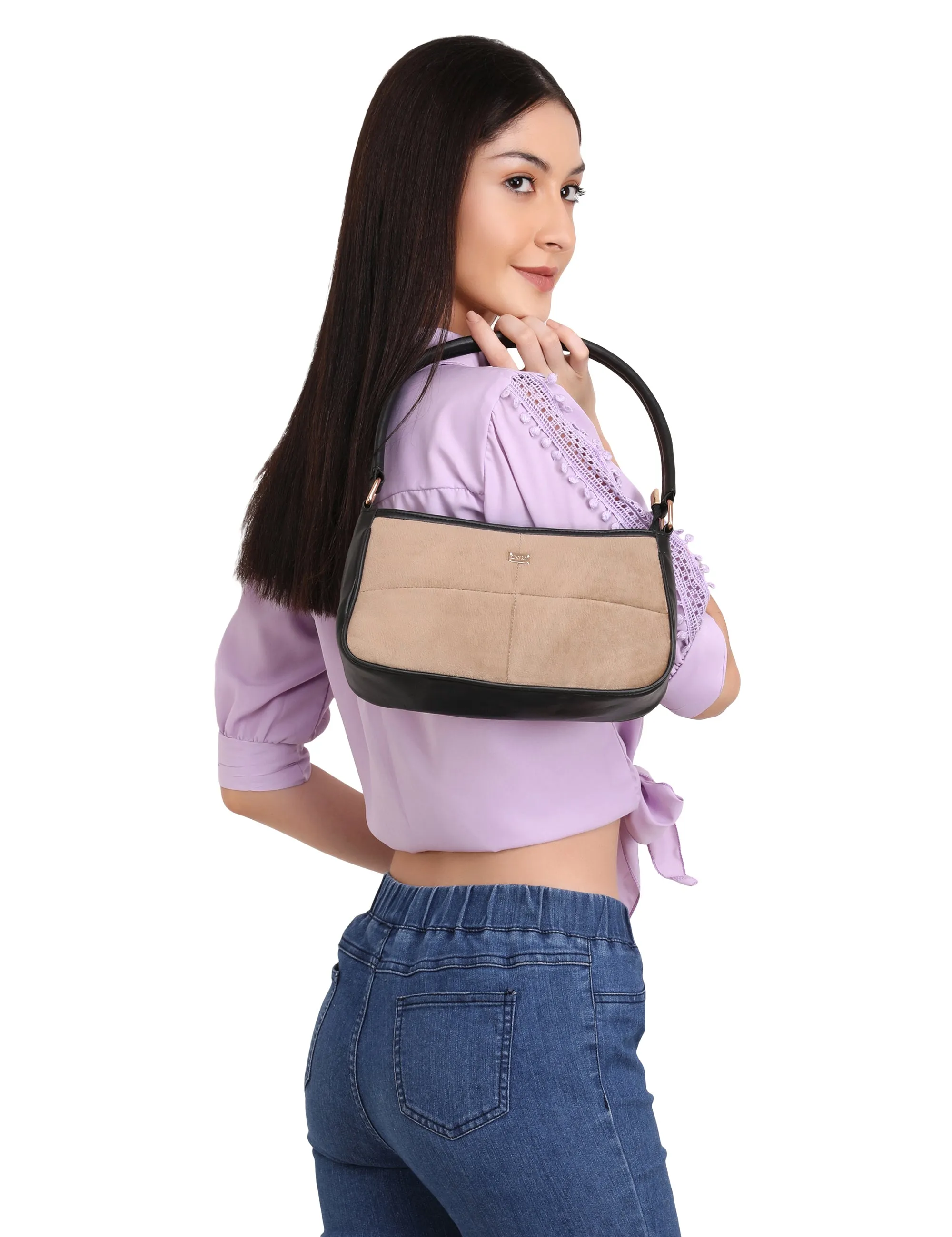 Velvet Shoulder Bag