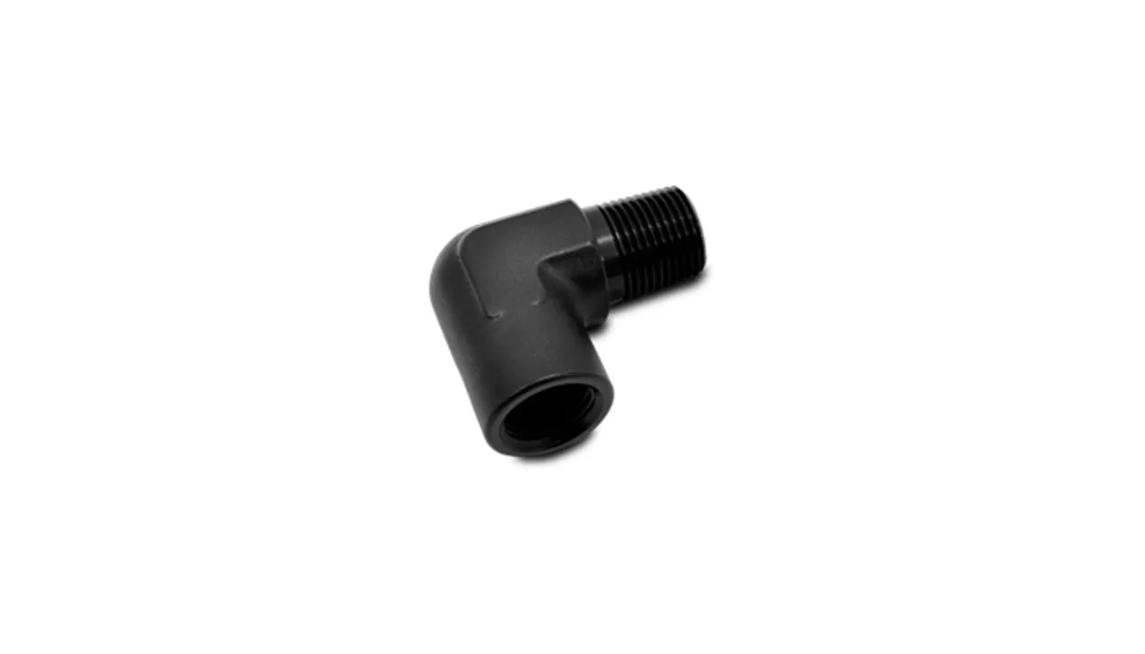 Vibrant Female to Male NPT 90 Degree Adapter Fitting; Size: 1/8" NPT - 11340