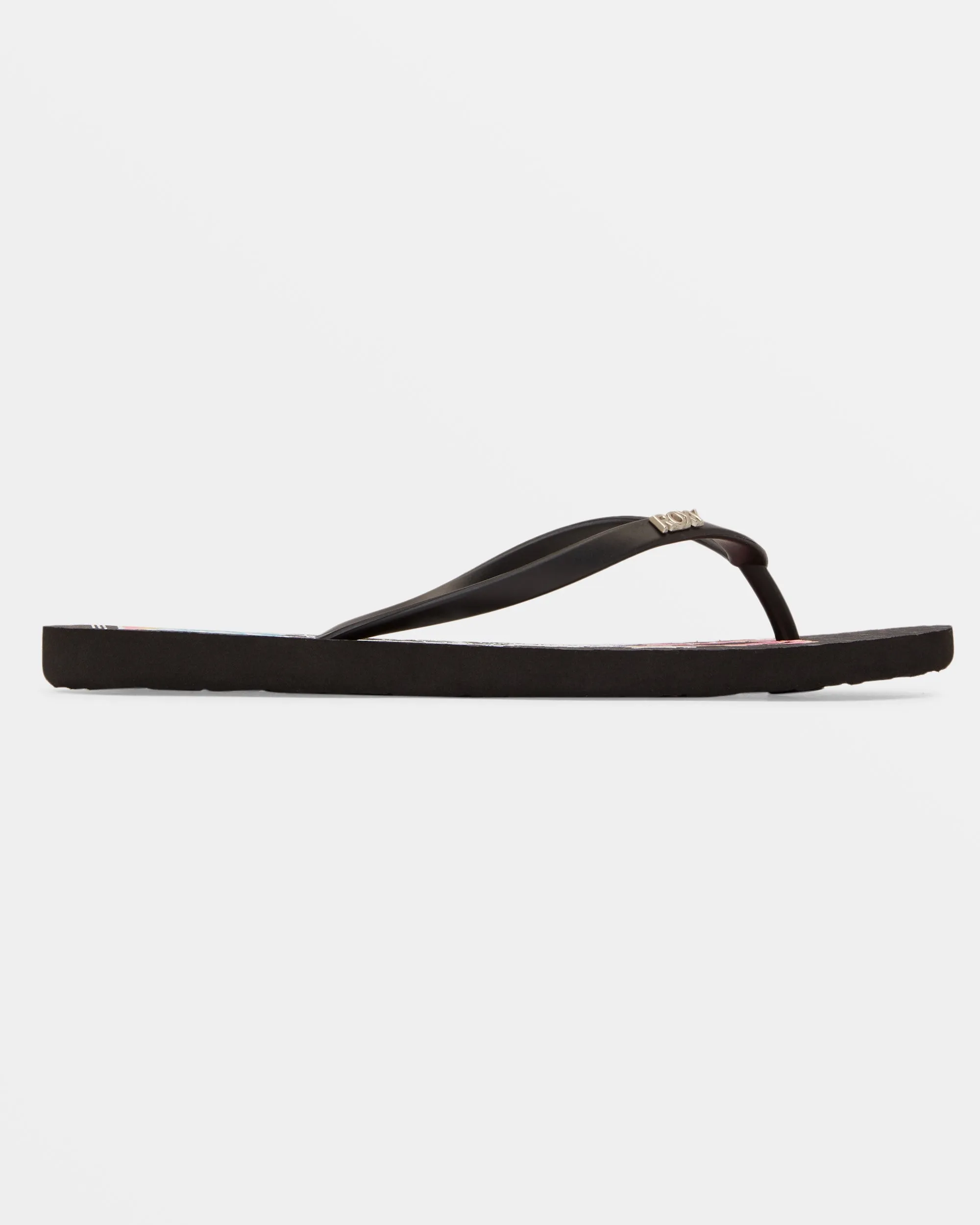 Viva Stamp Flip-Flops - Black Graphic