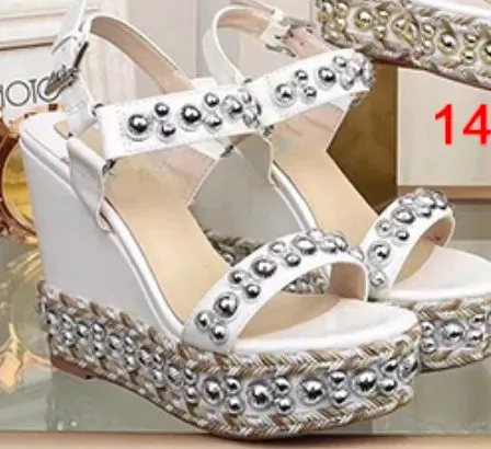 Women Luxury Cataclou Cork Wedge Sandal Designer Sandal Sexy Girls High Heels Party Wedding Shoes with Box US 35-41