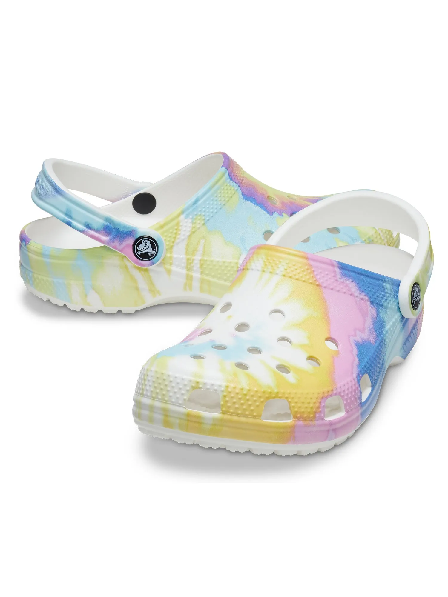 WOMENS CROCS CLASSIC TIE DYE CLOGS - CLEARANCE