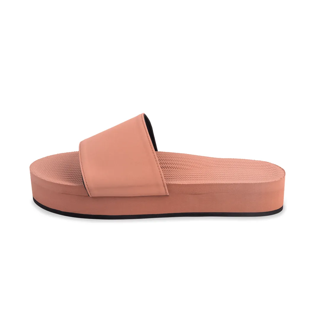 Women's Slide Platform - Rust